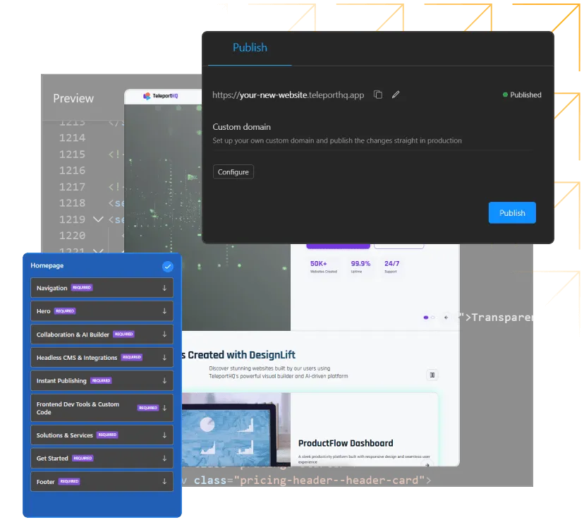 publish your web pages